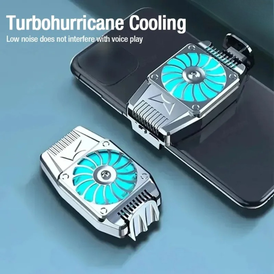 Android Tablet Gaming Accessories - Portable Back Clip Cooling Mini Air-cooled