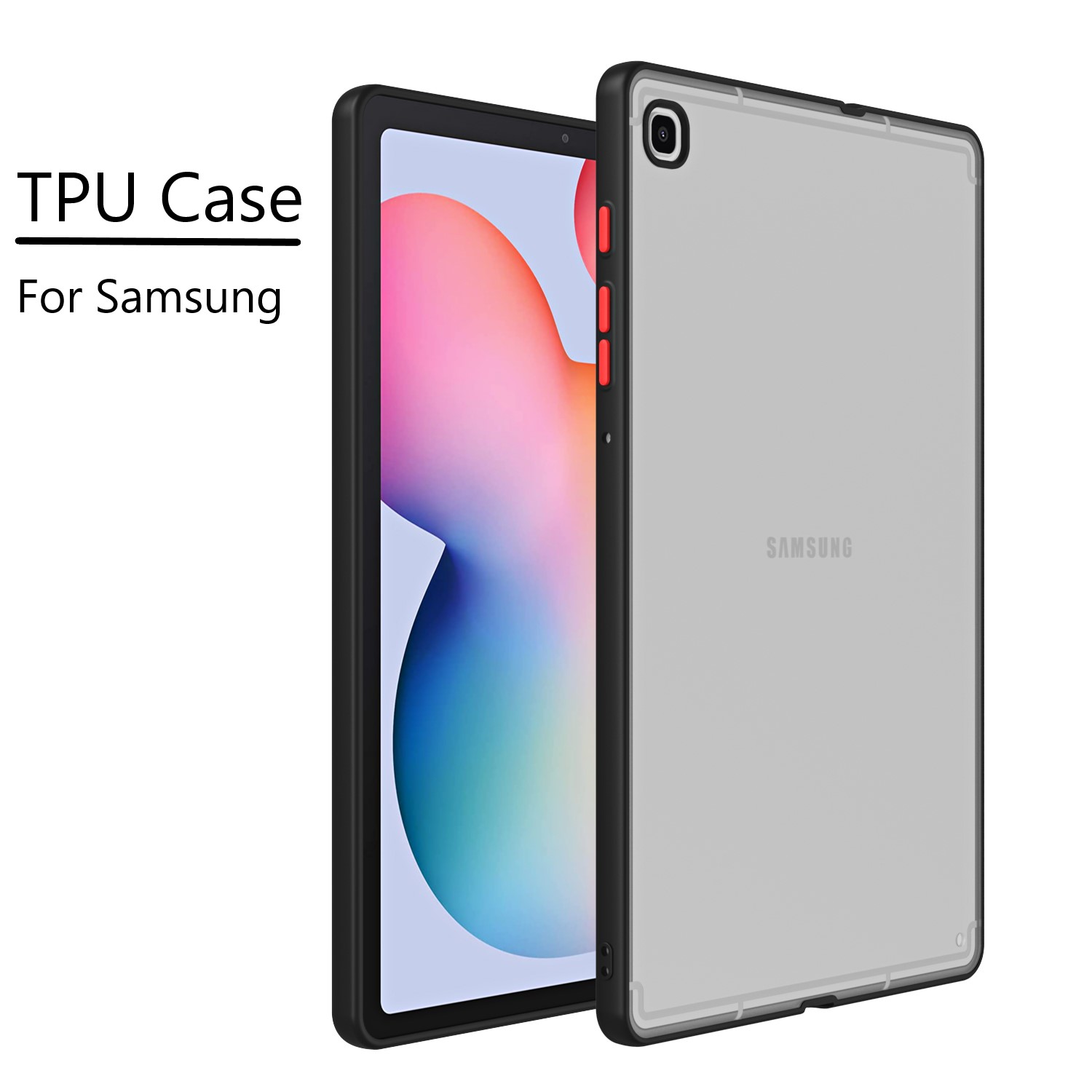 Tablet S9 Fe Accessories - TPU Soft Back Case For Samsung