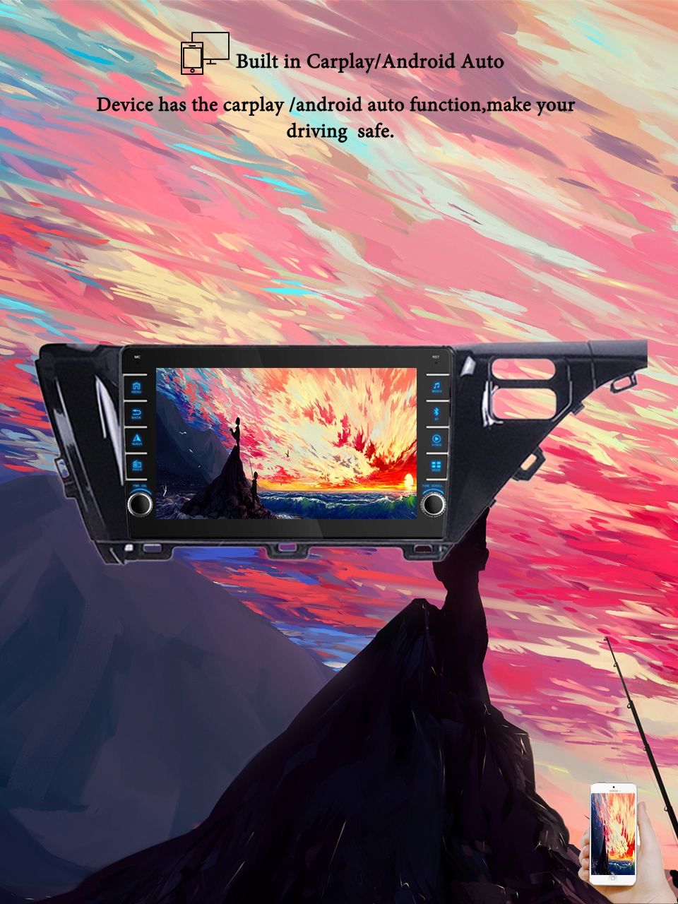 Tablet Danish Mobile & Accessories Photos - 8G+128G Android 14 For Toyota Camry