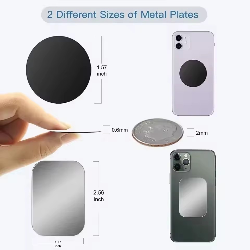 5/10pcs Magnetic Metal Plate D - Essential Tablet Accessories recension och pris