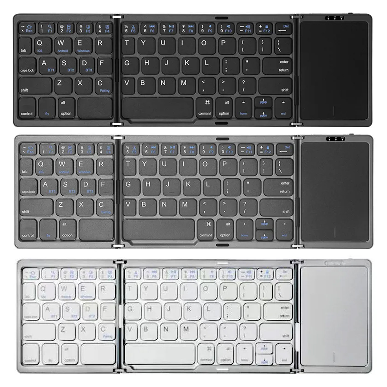 3‑Fold Bluetooth Keyboard with - Android Tablet Gaming Accessories recension och pris