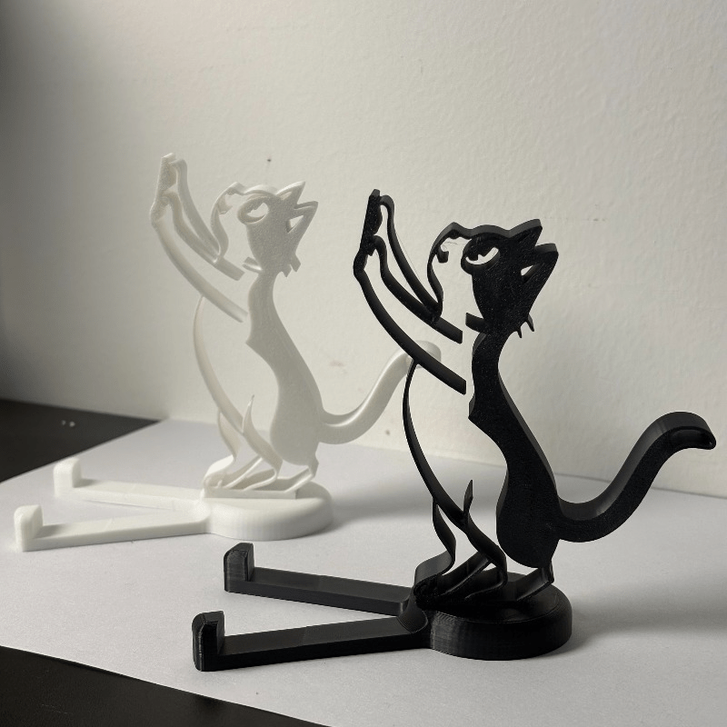 Abstract Hollow Line Cat Phone - Essential Tablet Accessories recension och pris