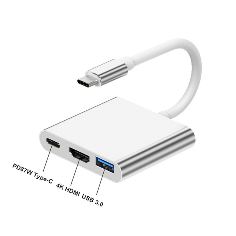 3 in 1 USB Type C Hub to 4K HD - Tablet Accessories For Samsung recension och pris