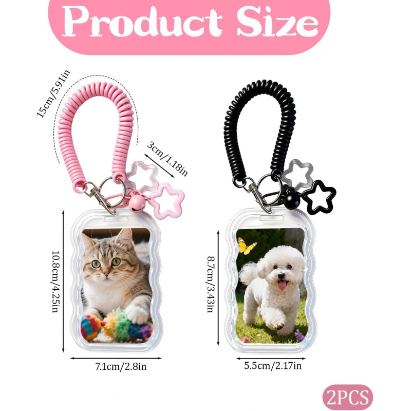 2 Pack Cute Photocard Holder K - Tablet Cute Accessories recension och pris
