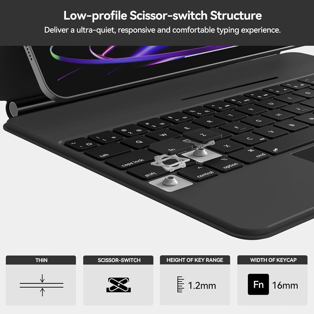 Bluetooth Magic Keyboard Case  - Tablet Keyboard Case recension och pris