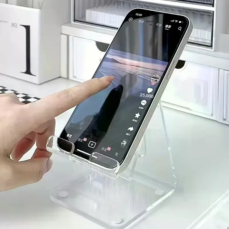 Transparent Acrylic Phone Stan - Tablet Holder Accessories recension och pris