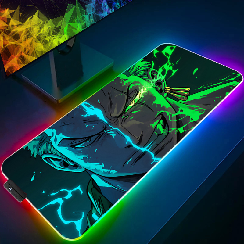 ONE PIECE Zoro Mouse Pad RGB G - Tablet Cute Accessories recension och pris
