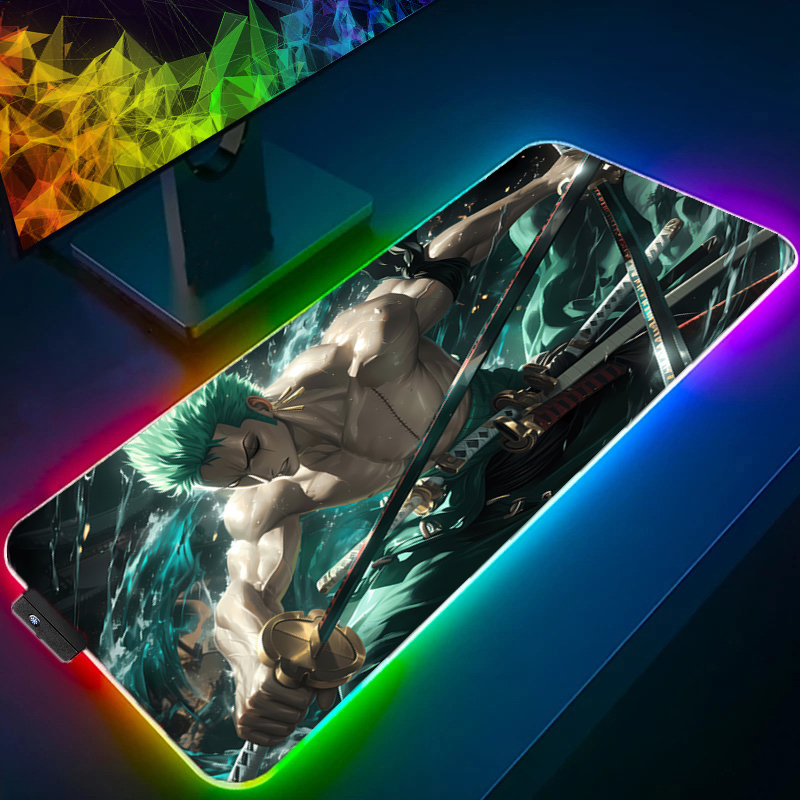 ONE PIECE Zoro Mouse Pad RGB G - Tablet Cute Accessories recension och pris