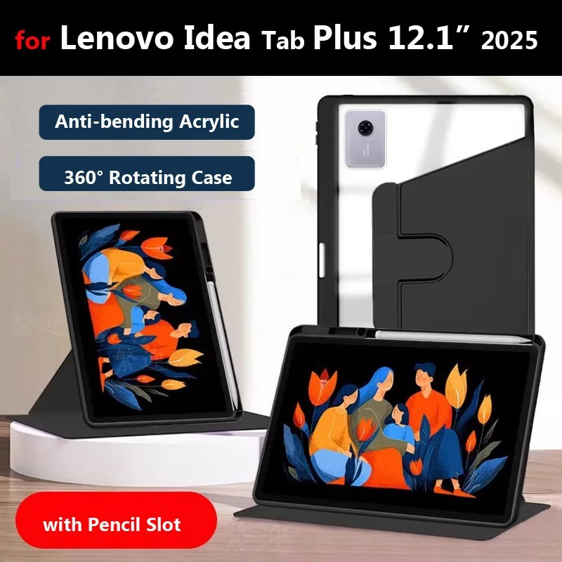 360° Rotation Case for Lenovo  - Lenovo Tablet P12 Accessories recension och pris