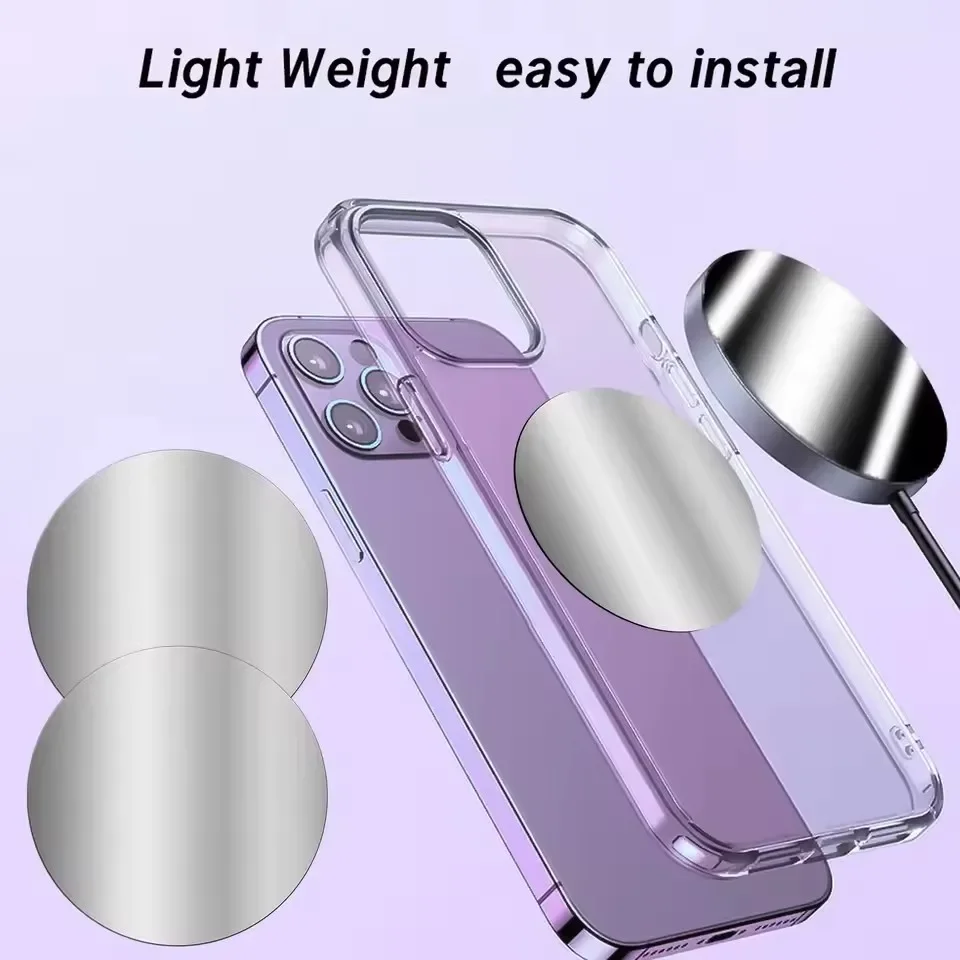 1-5PCS 8CM Magnetic Metal Plat - Essential Tablet Accessories recension och pris