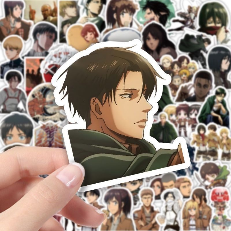 60Pcs Attack on Titan Anime St - Tablet Cute Accessories recension och pris