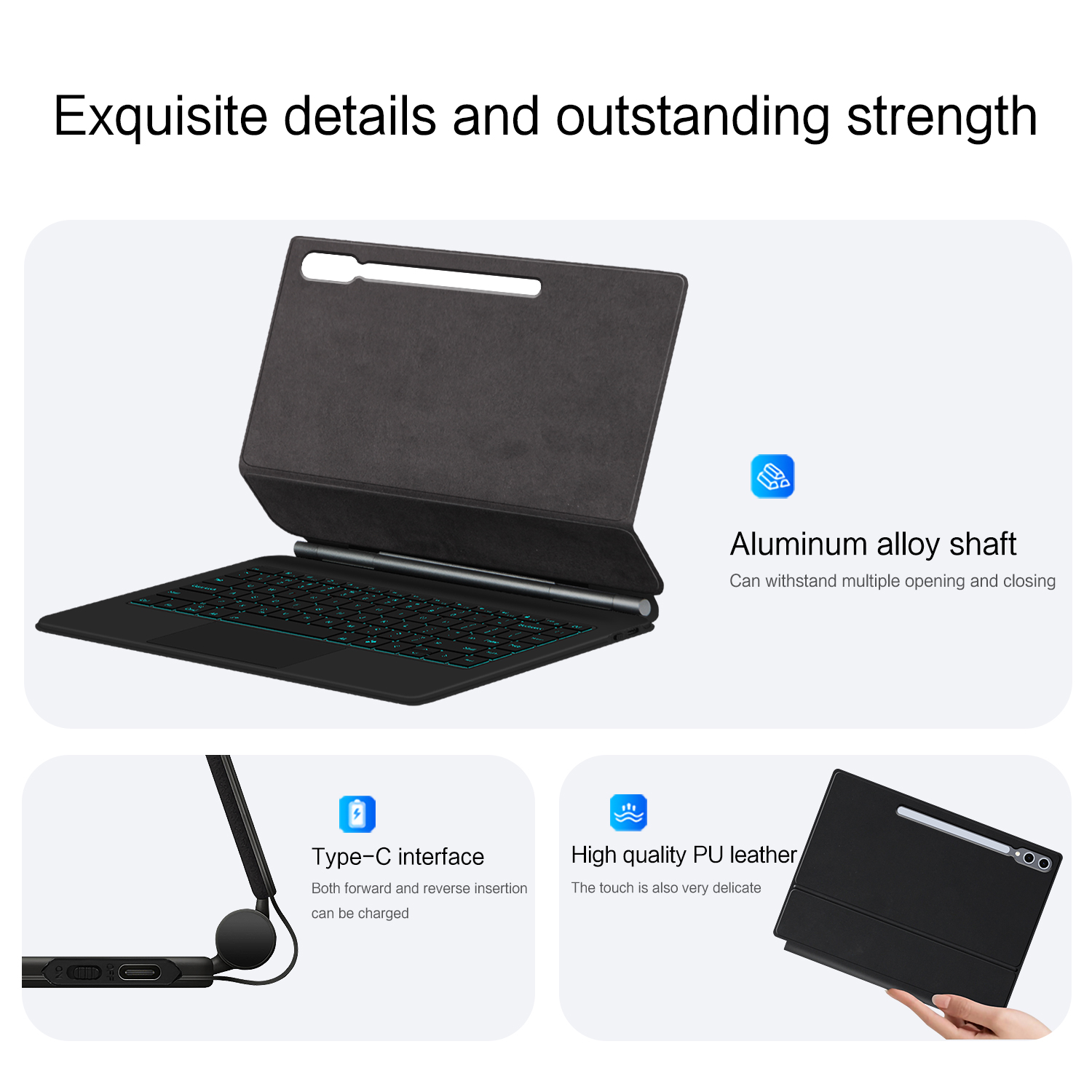 Magic Keyboard For Samsung Gal - Tablet Keyboard Case recension och pris