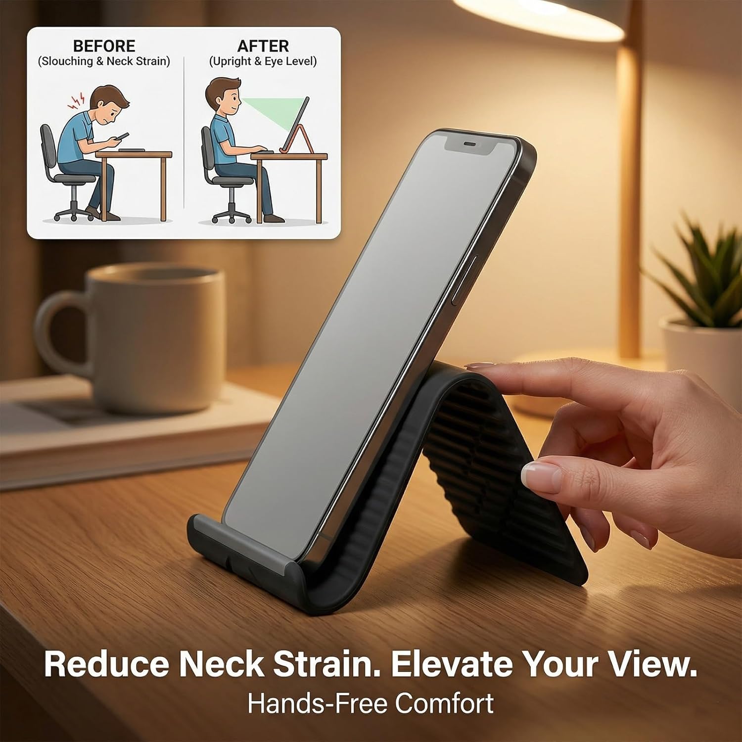 Flexible Foldable Silicone Pho - Tablet Holder Accessories recension och pris