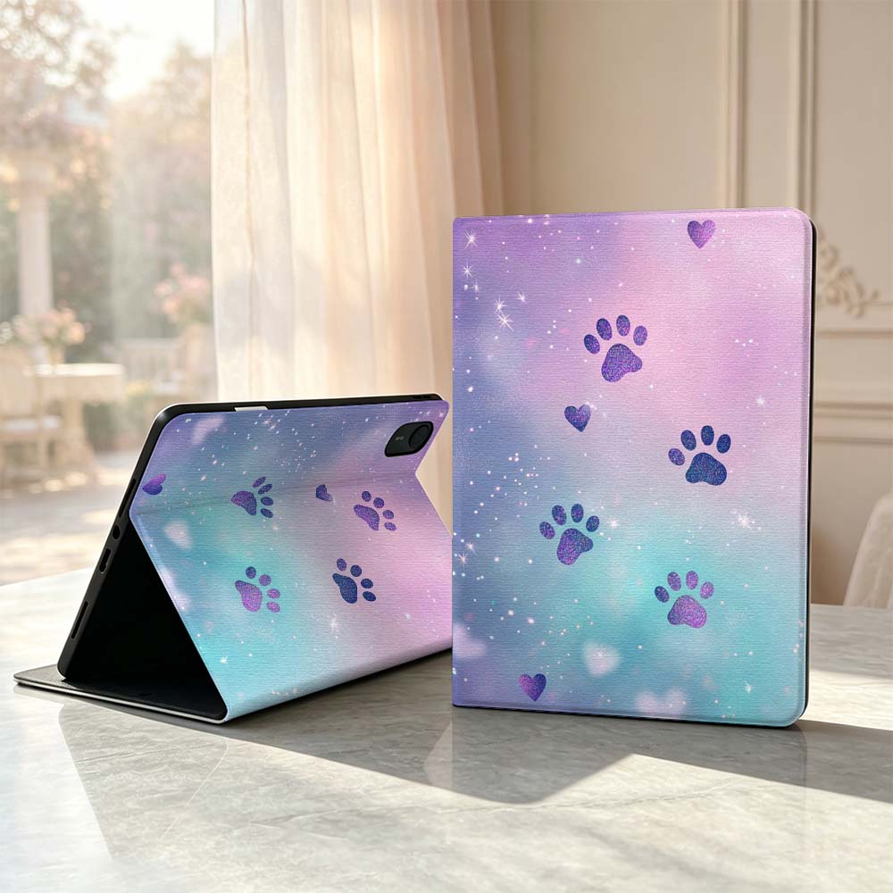 Cartoon Glitter Paw Prints Sof - Lenovo Tablet P12 Accessories recension och pris